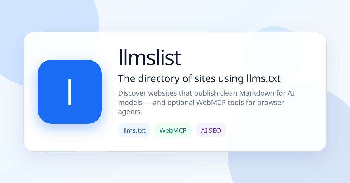 llms directory preview